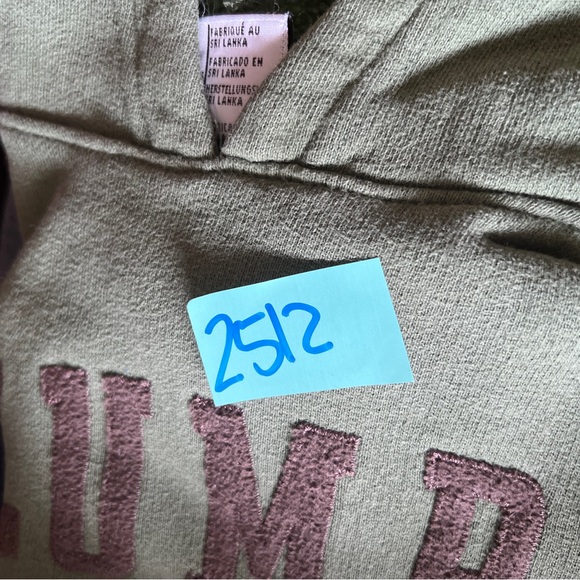 Vintage Columbia jacket boys youth small green large logo hoodie sweatshirt Y2K - Picture 6 of 10